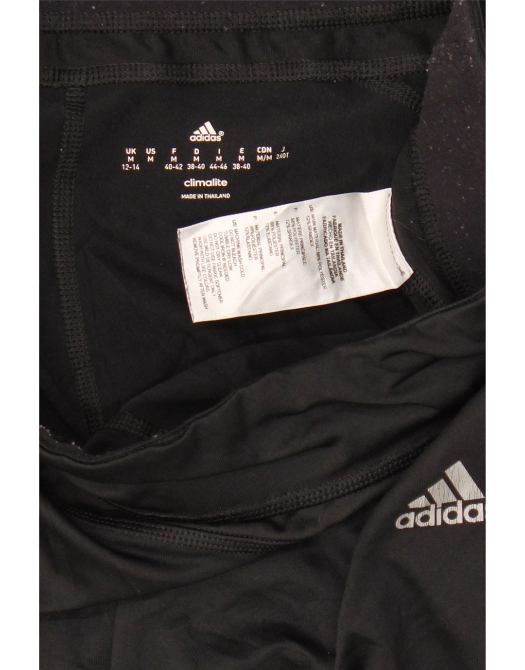 Leggings Adidas Climalite Capri pentru femei UK 12/14 Poliester mediu negru