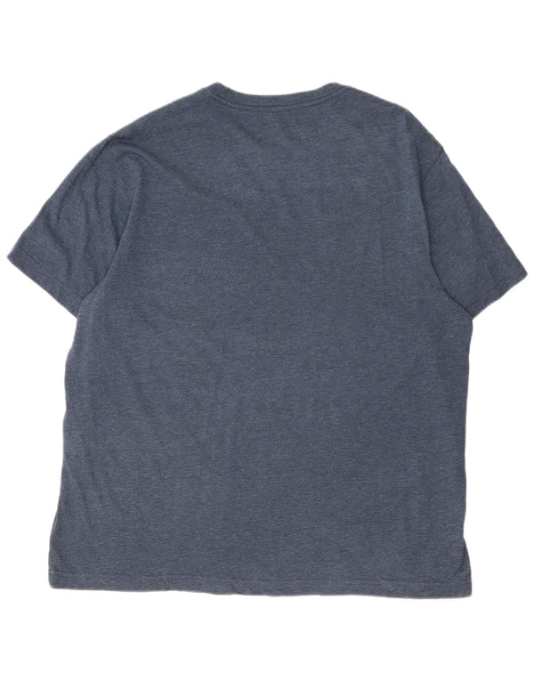 Tricou grafic pentru bărbați Eddie Bauer Top mare, albastru marine, bumbac cu pete