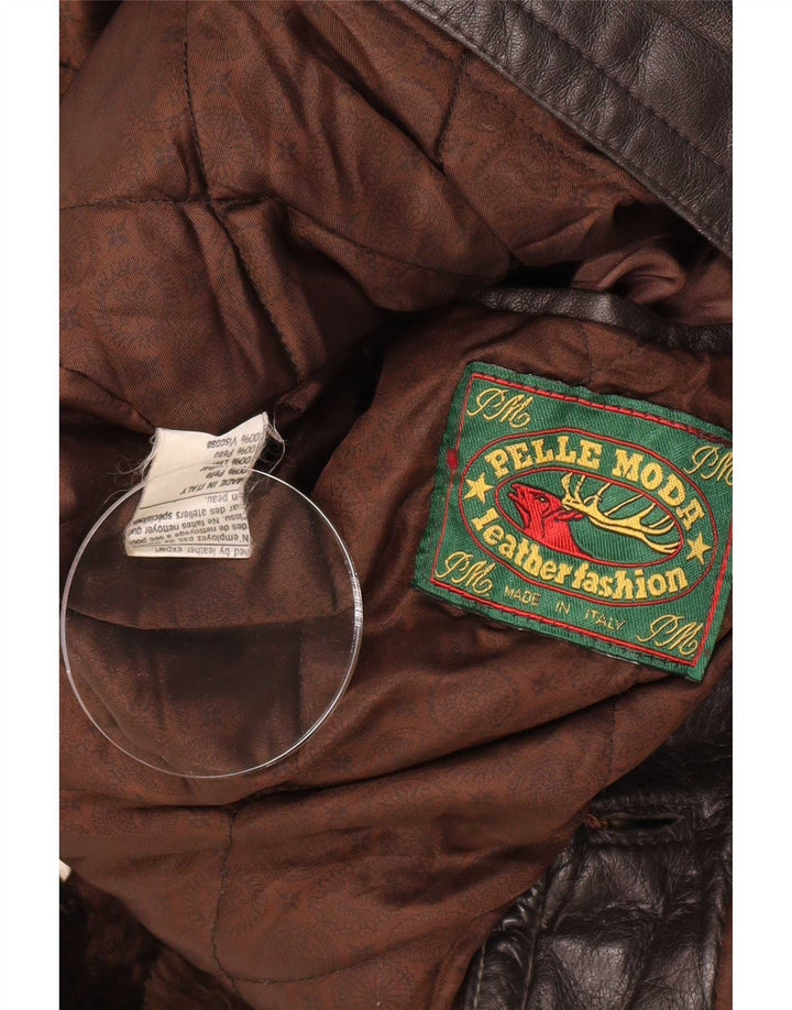 Pelle Moda Mans din piele pentru bărbați UK 40 Large Brown Classic