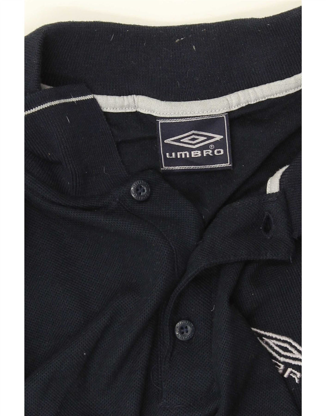 Cămașă polo Umbro pentru bărbați, mare, poliester bleumarin