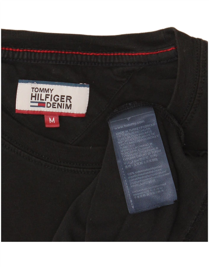 TOMMY HILFIGER Tricou Bărbați Top Medium Negru Bumbac