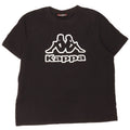 Tricou grafic pentru bărbați Kappa Top mare bumbac negru