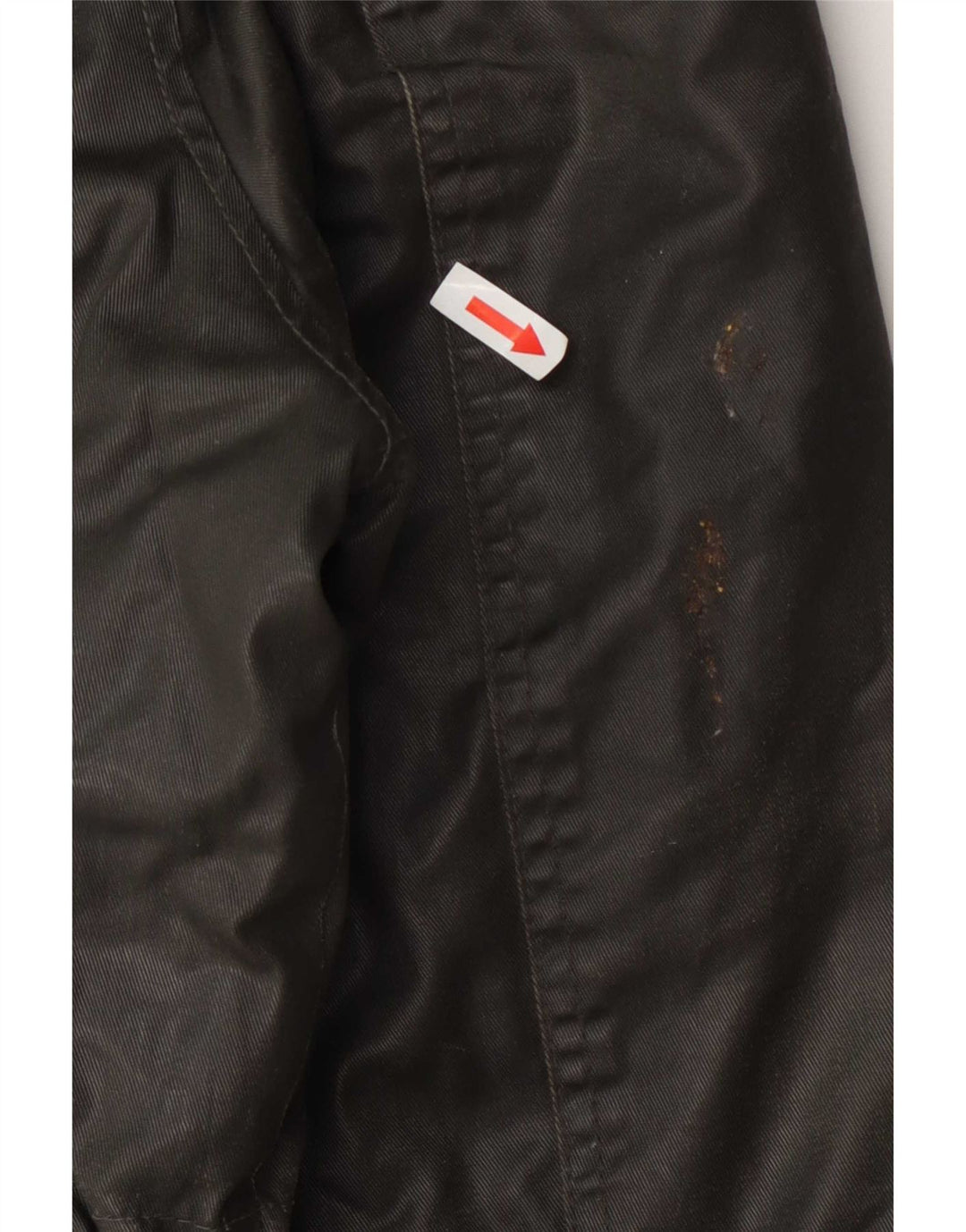 Jachetă pentru bărbați Threadbare, din bumbac cerat, cu glugă, UK 40, verde mare