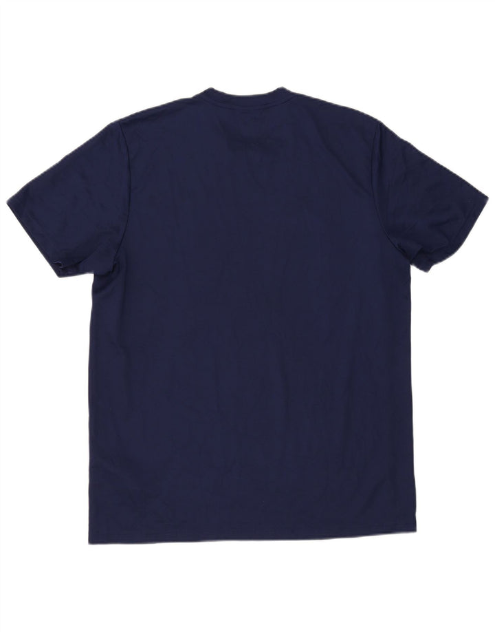 Tricou pentru bărbați Adidas Aeroready Top mare poliester bleumarin