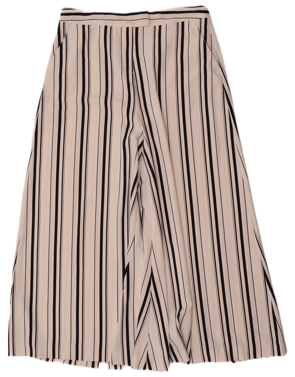 Marks & Spencer Pantaloni tăiați cu talie înaltă pentru femei UK 12 Medium W30 L24 Whi