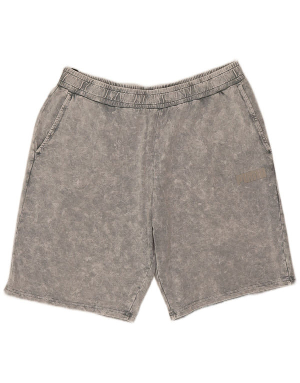 Pantaloni scurți sport pentru bărbați Puma, 2XL, gri, bumbac colorat în cravată