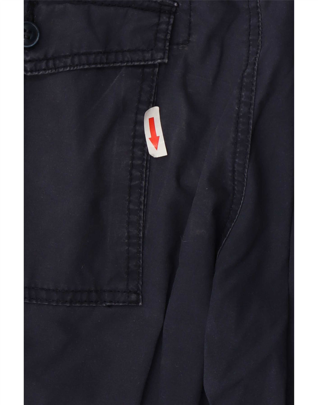 Pantaloni scurți chino pentru bărbați Calvin Klein W32 bumbac albastru bleumarin mediu