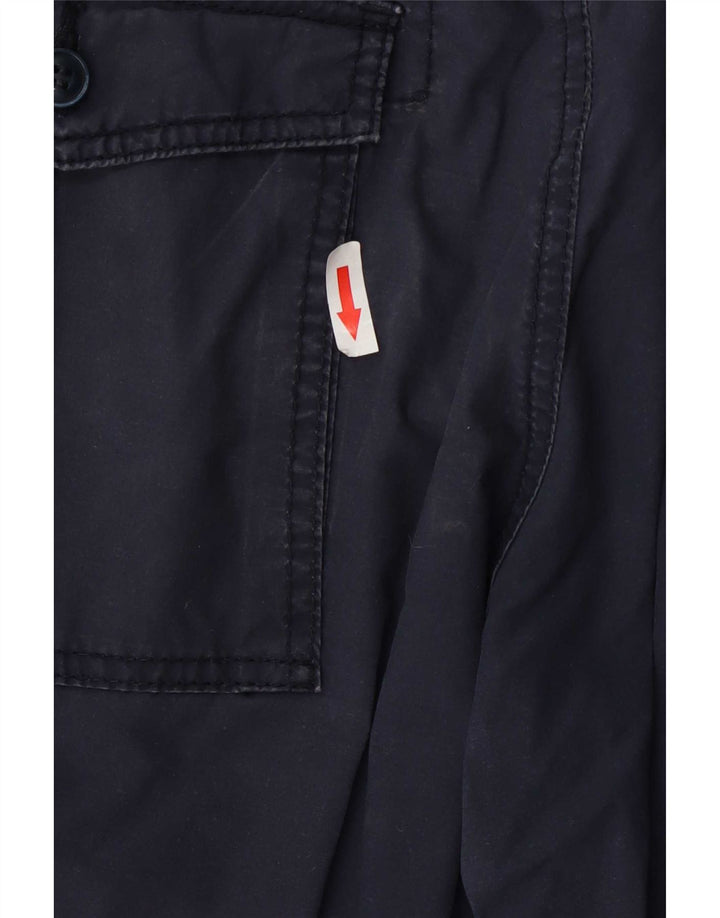 Pantaloni scurți chino pentru bărbați Calvin Klein W32 bumbac albastru bleumarin mediu