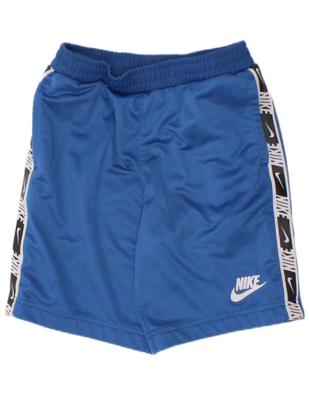 Pantaloni scurți sport grafic Nike pentru băieți 6-7 ani, mari, albastru, poliester color bloc