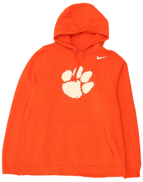 Pulover Nike pentru bărbați Clemson Tigers Graphic Hoodie XL, bumbac portocaliu