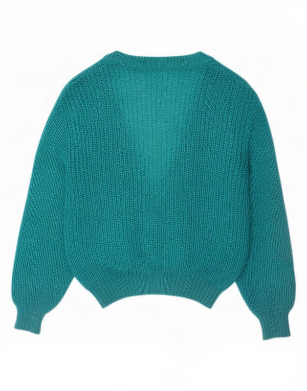 Pulover Cardigan Vintage pentru femei UK 16 Large Blue