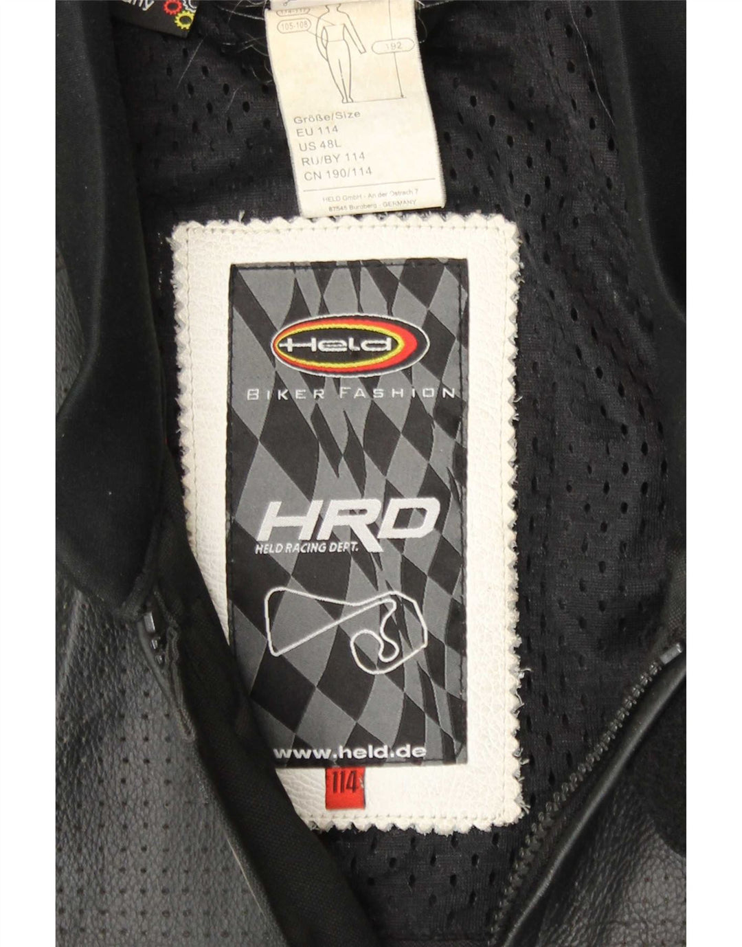 Jachetă Held Motorstyle Graphic Racer pentru bărbați Mărimea 48 XL Negru Colorblock