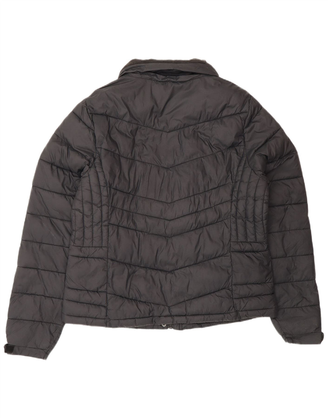 Jachetă căptușită Superdry pentru femei UK 16, mare, negru, policlorid