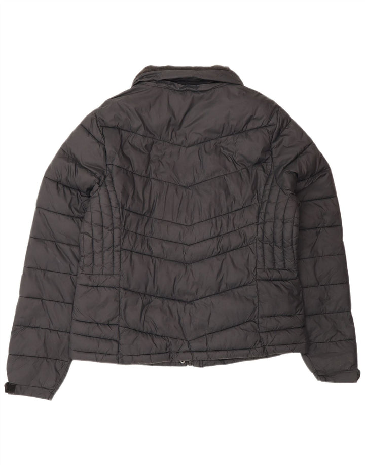 Jachetă căptușită Superdry pentru femei UK 16, mare, negru, policlorid