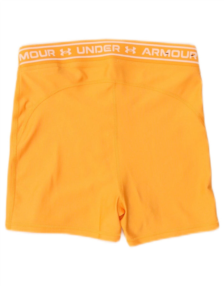 Pantaloni scurti sport grafic pentru femei UNDER ARMOUR UK 12 Poliester portocaliu mediu