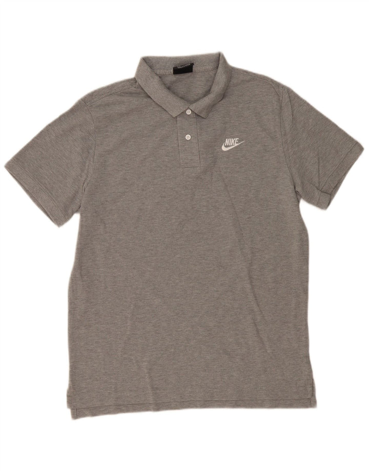 Tricou polo NIKE pentru bărbați, mare, gri, bumbac