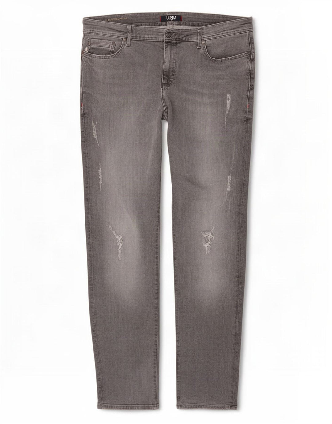 Blugi slim pentru bărbați Liu Jo Distressed Regular Fit W36 L34 gri