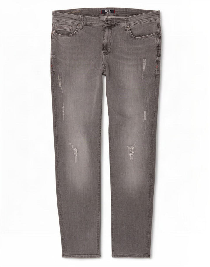 Blugi slim pentru bărbați Liu Jo Distressed Regular Fit W36 L34 gri