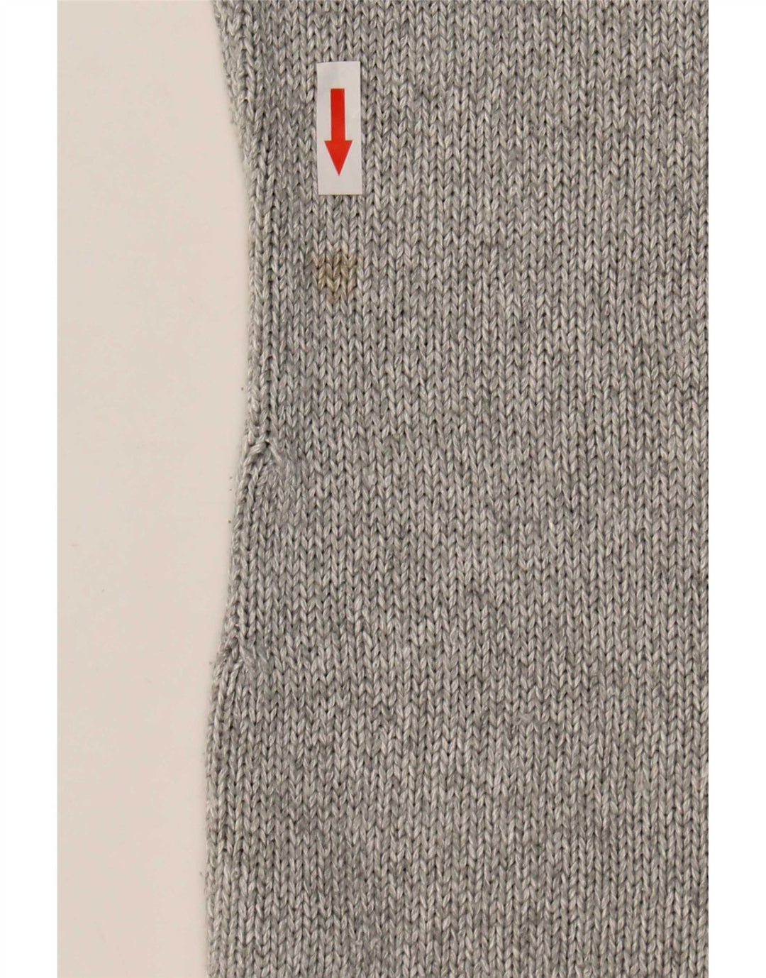 Pulover cu mânecă scurtă cu decolteu în V Massimo Dutti pentru femei UK 10 Mic gri
