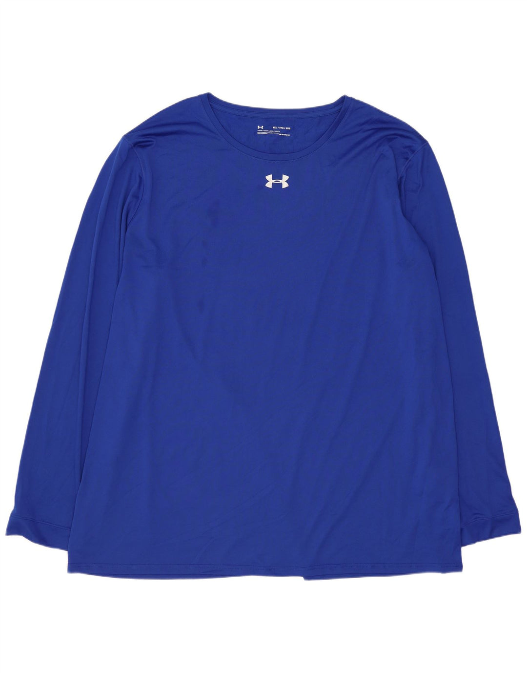 Under Armour pentru bărbați Heat Gear Top cu mânecă lungă 3XL, poliester albastru