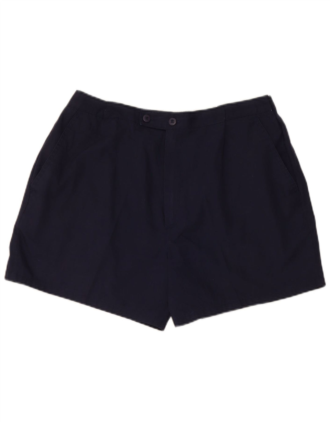 Pantaloni scurți chino vintage pentru bărbați W30 poliester bleumarin mediu