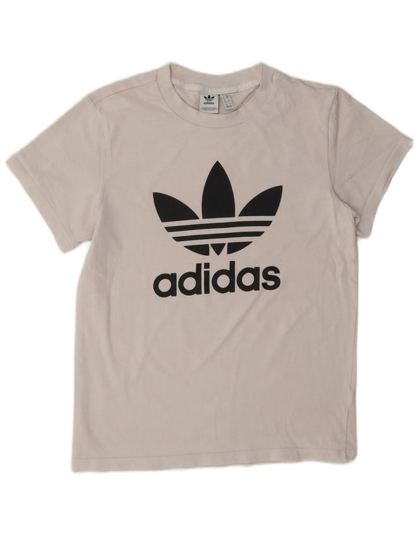 Tricou grafic supradimensionat Adidas pentru femei Top UK 10 Small Pink