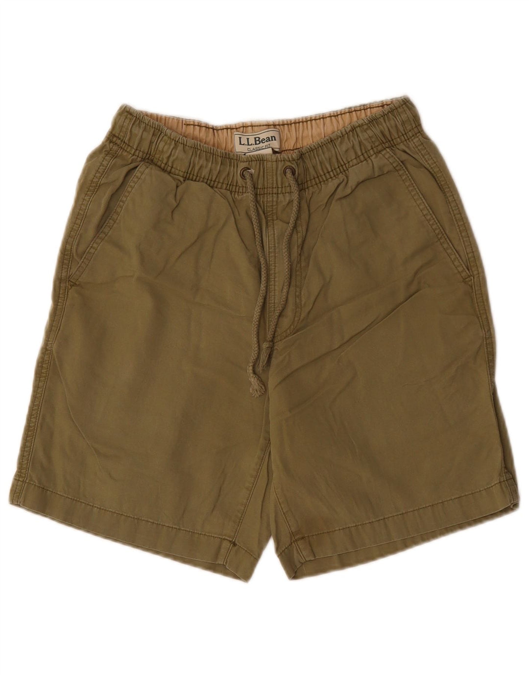 Pantaloni scurți L.L.Bean pentru bărbați, cu tăiere clasică, mici W27 bumbac kaki