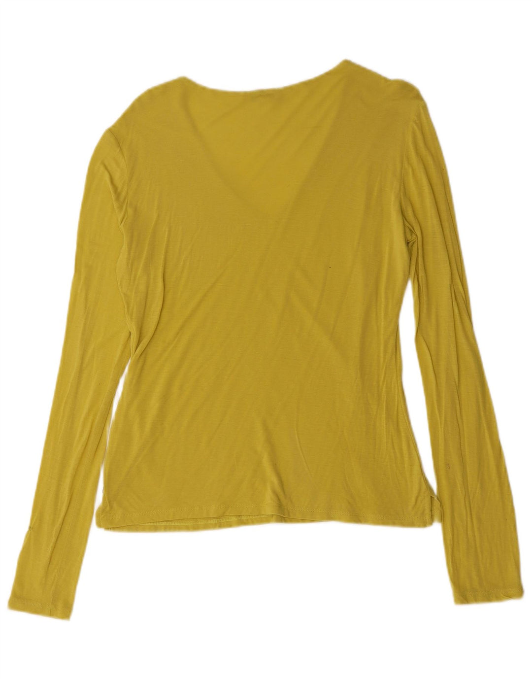 Armani Top pentru femei cu mânecă lungă UK 14 Medium Yellow