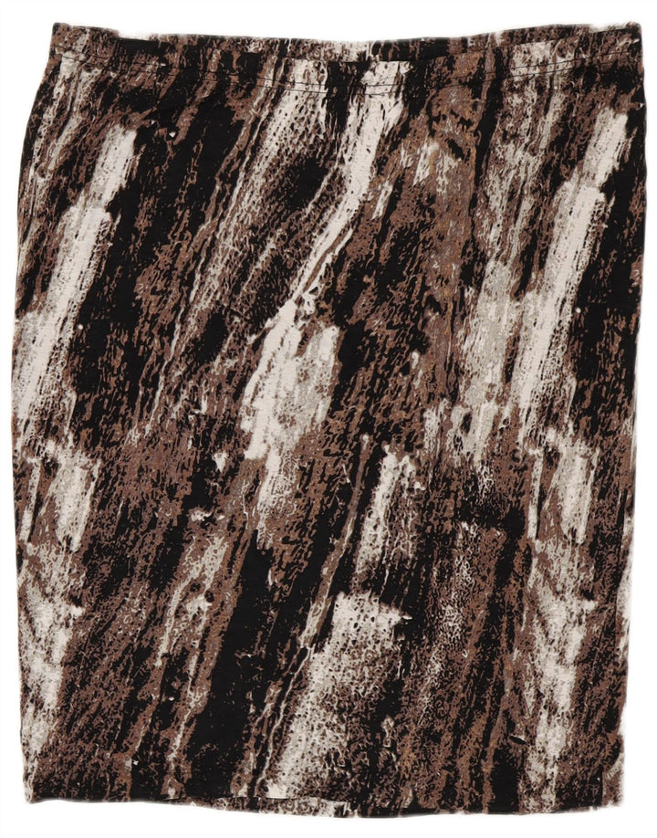 Fusta dreaptă pentru femei MOSSIMO, 2XL W40, maro, raion