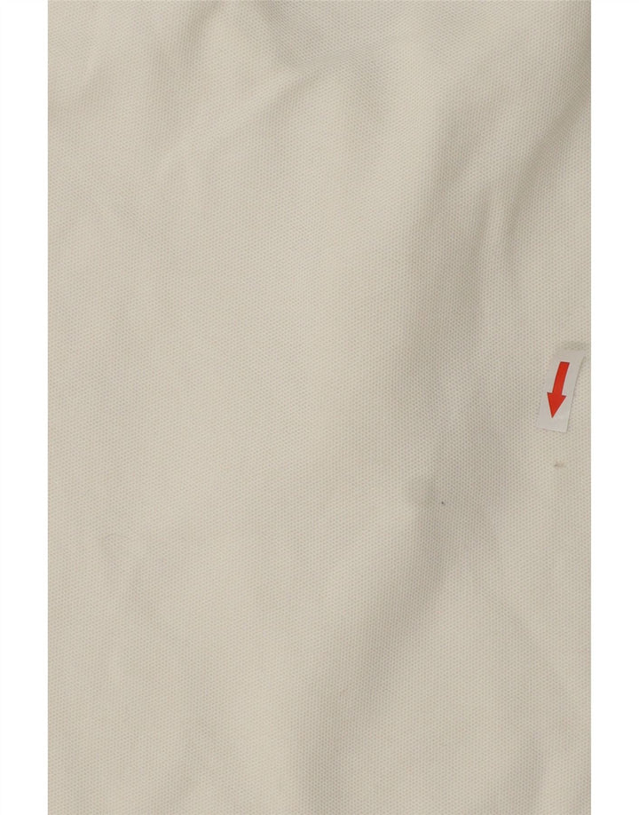Tricou polo Fila pentru bărbați, bumbac alb mediu
