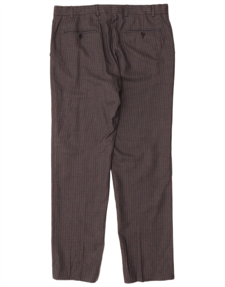 Costum pentru bărbați Jaeger, 2 nasturi, 2 piese UK 42 XL W36 L34 Gri Pinstripe Classic