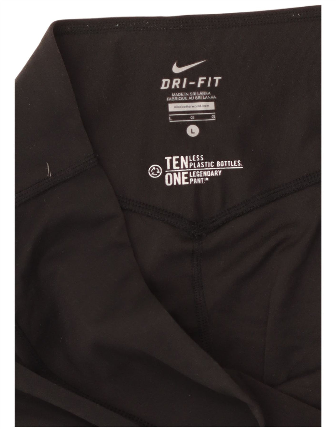 Pantaloni scurti sport NIKE Dri Fit pentru femei UK 16 Large Black