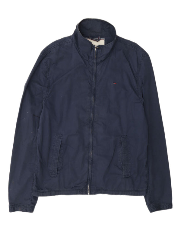 Bomber pentru bărbați Tommy Hilfiger UK 42 XL Bumbac bleumarin