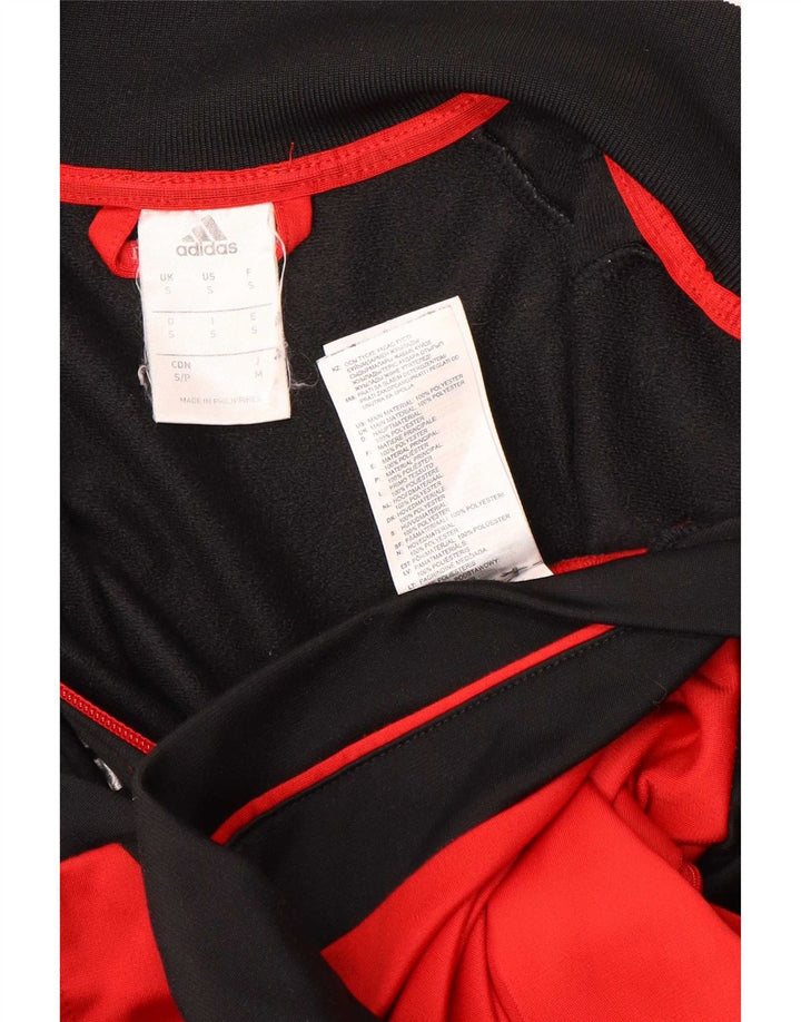 Jachetă de top pentru trening pentru bărbați Adidas, negru, poliester color bloc