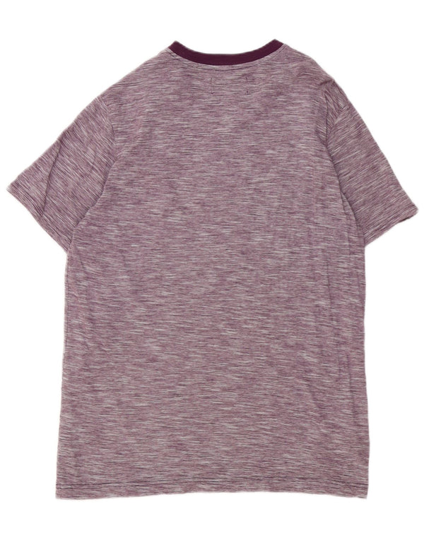 Tricou pentru bărbați Penguin Top mare mov bumbac cu pete