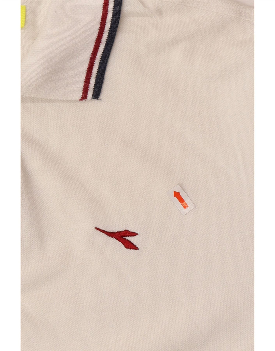 DIADORA Tricou Polo Barbati Bumbac Alb Mediu