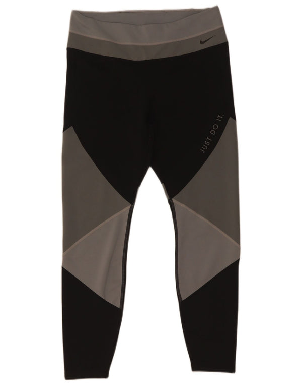 Leggings crop Nike Dri Fit pentru femei UK 14, mari, multicolore