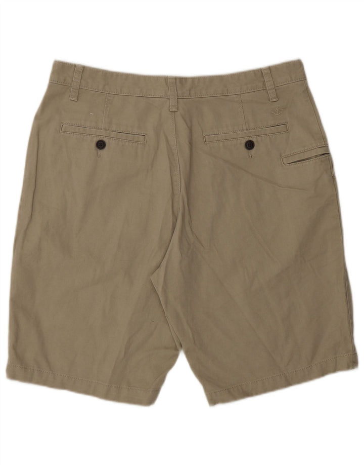 Pantaloni scurți chino Dockers pentru bărbați W32, bumbac verde mediu