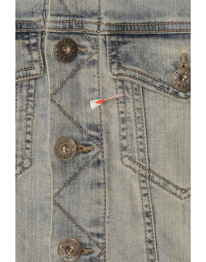 Gilet pentru bărbați Rifle Denim UK 38 Medium Blue Bumbac