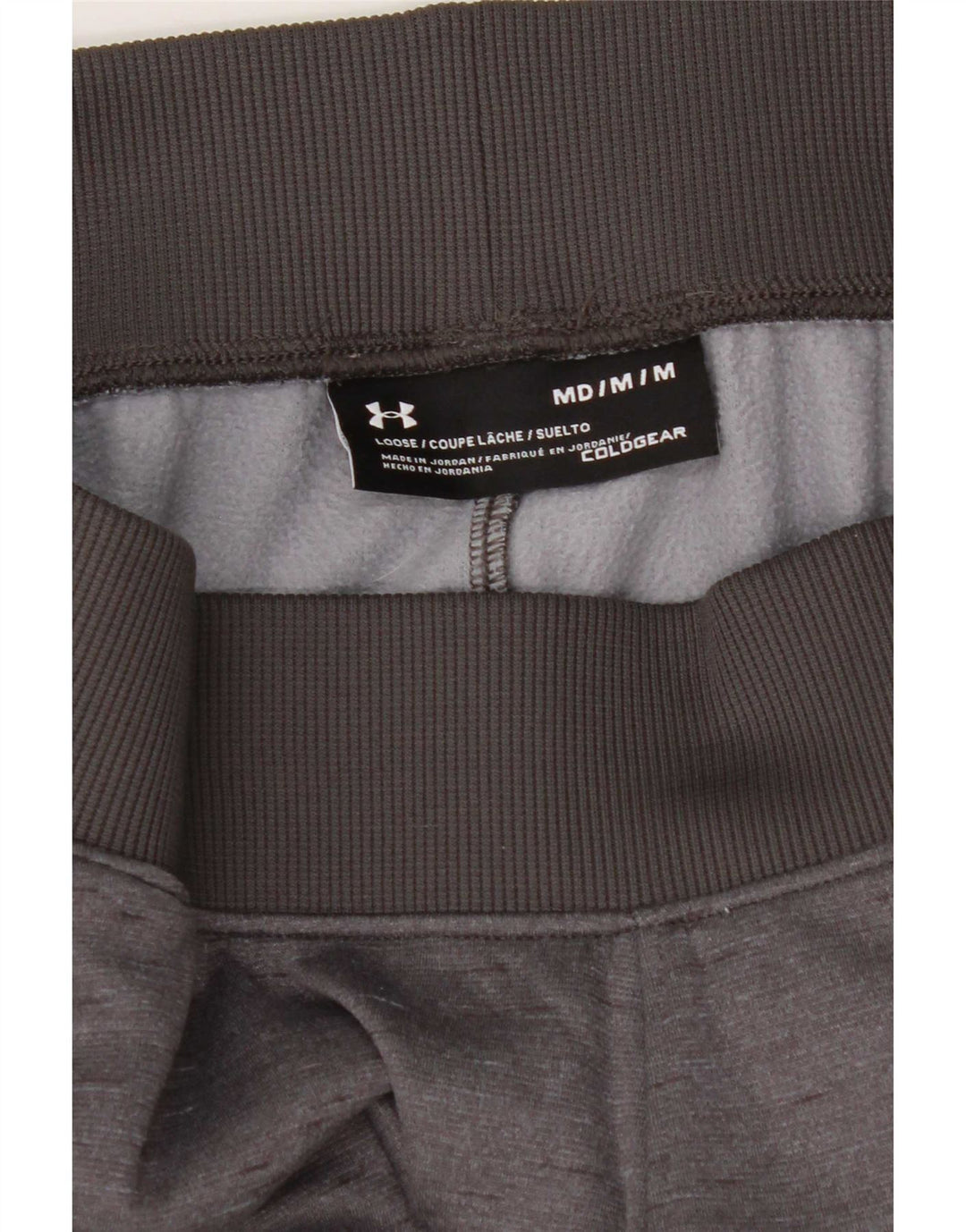Pantaloni de trening pentru bărbați Under Armour Cold Gear Pantaloni de jogging, gri mediu pete