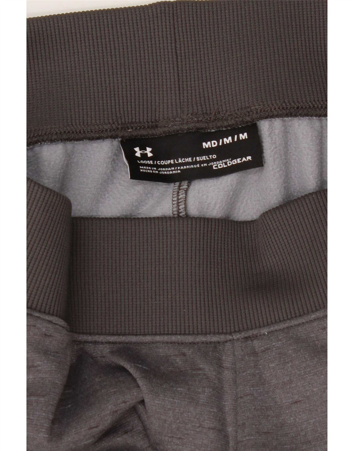 Pantaloni de trening pentru bărbați Under Armour Cold Gear Pantaloni de jogging, gri mediu pete