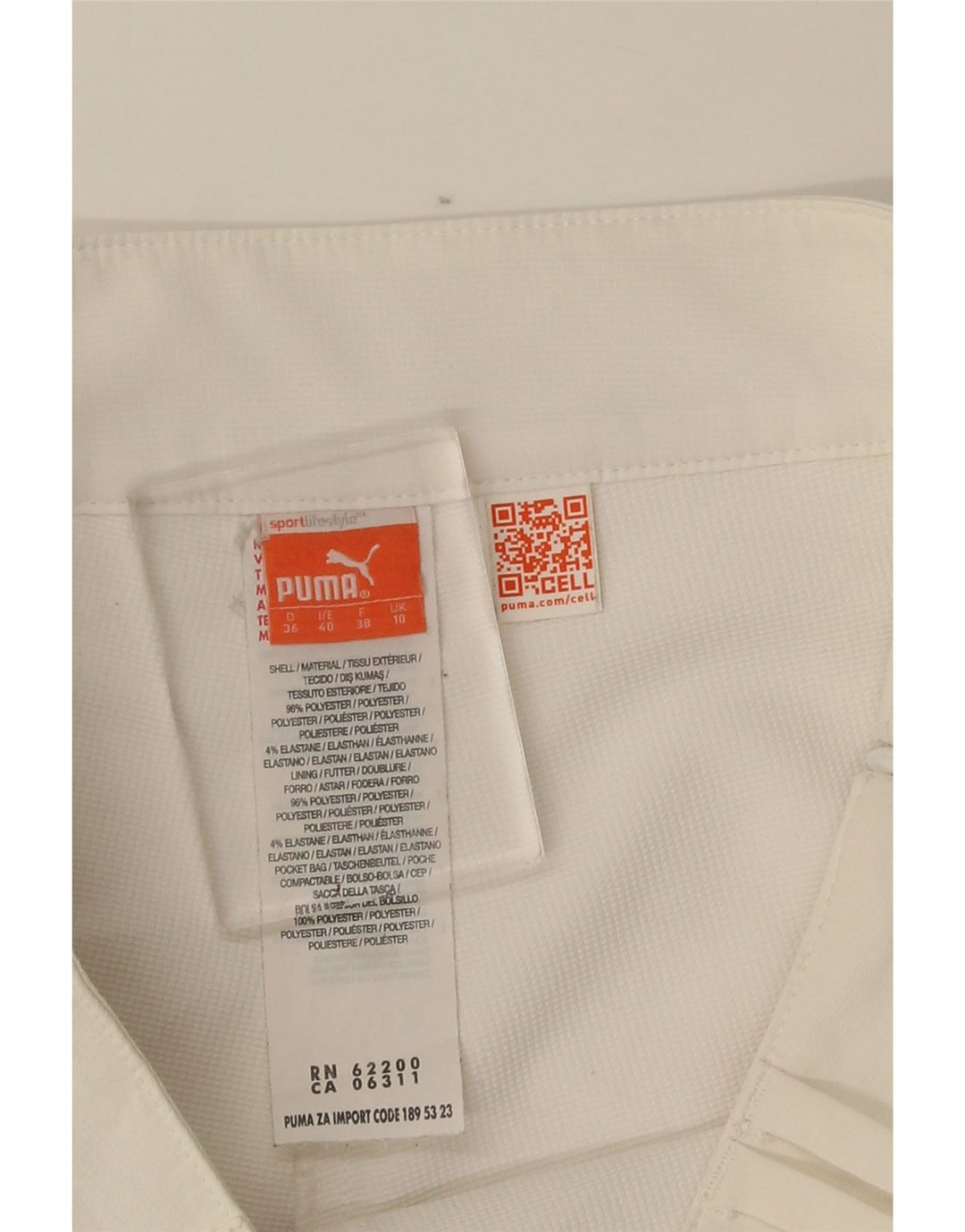 Skort pentru femei Puma UK 10 Small Off White Poliester