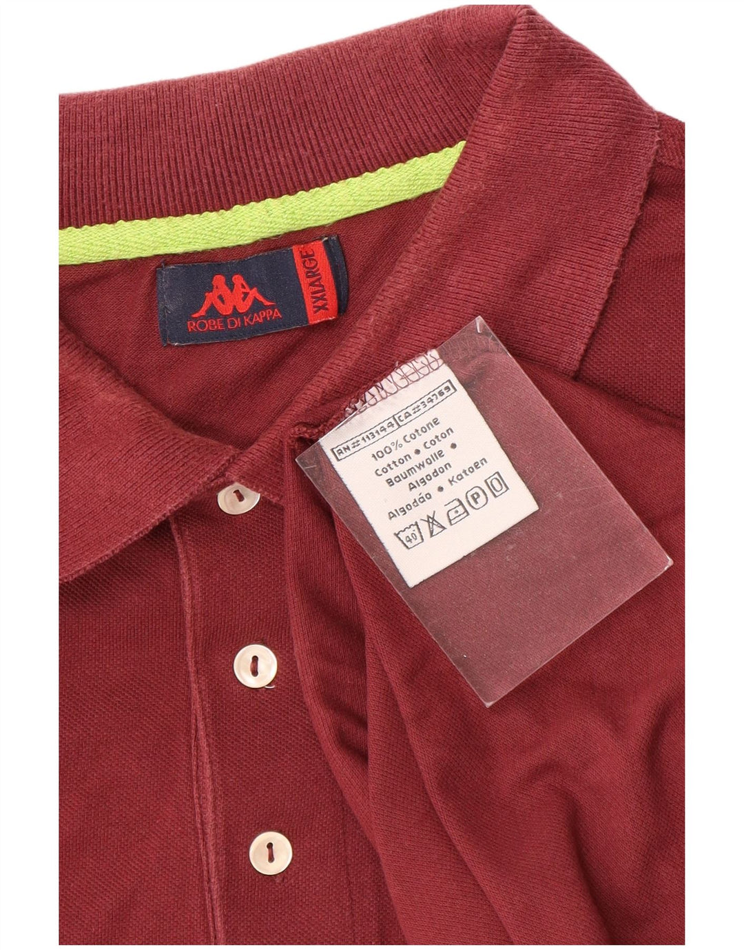 Cămașă polo pentru bărbați KAPPA 2XL bumbac maro