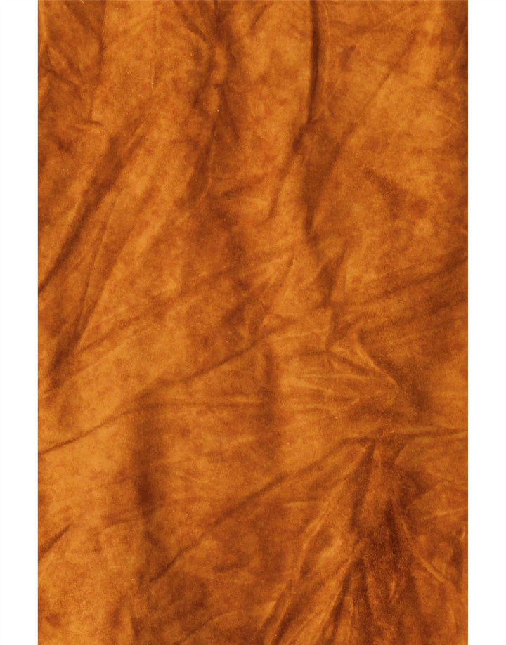 Bomber vintage pentru bărbați din piele intoarsa EU 56 3XL din piele maro