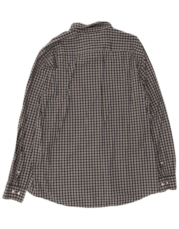 Cămașă pentru bărbați Tommy Hilfiger, cu formă regulată, 2XL, bumbac cu carouri gri