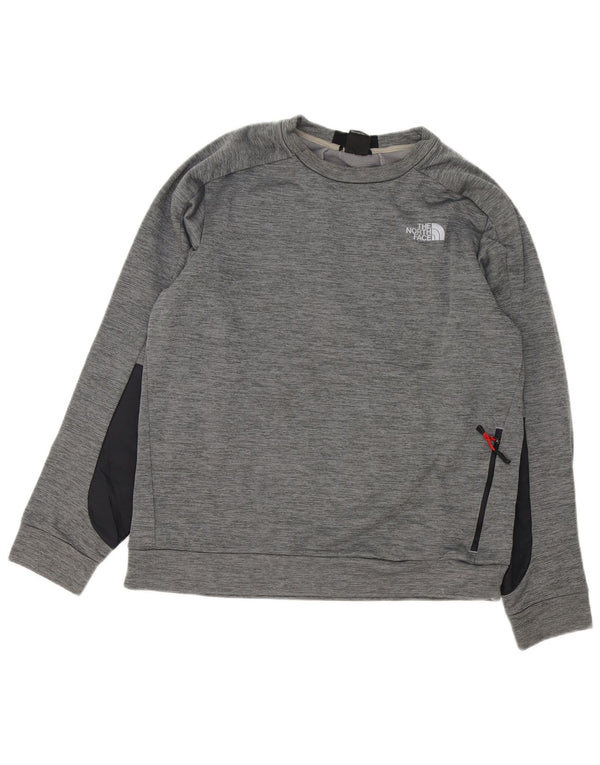 Pulover pentru bărbați The North Face, mare, gri, poliester color bloc