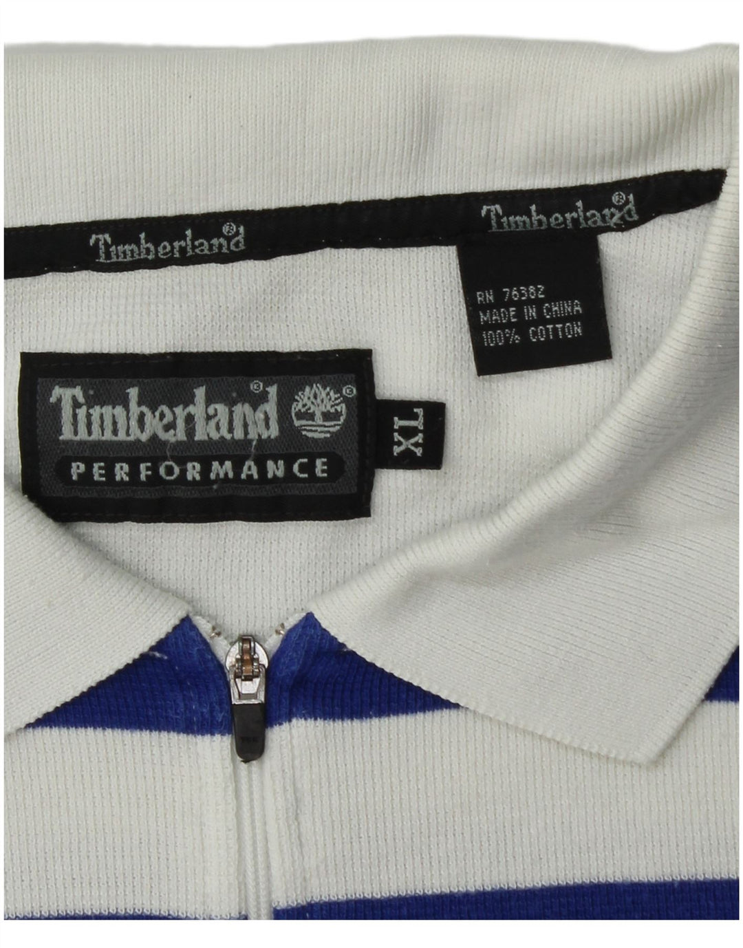 Tricou polo pentru bărbați TIMBERLAND XL, bumbac cu dungi albastre