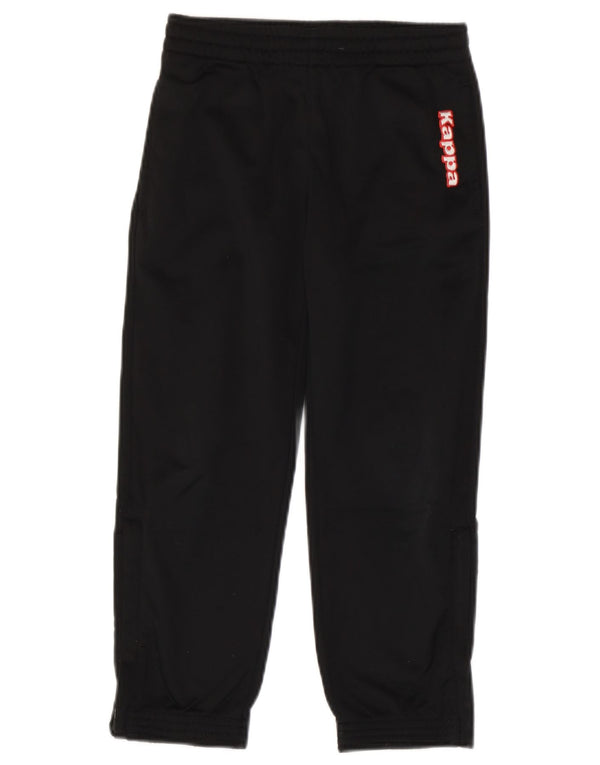 Kappa Băieți Pantaloni De Trening Grafic Joggeri 5-6 Ani Negru