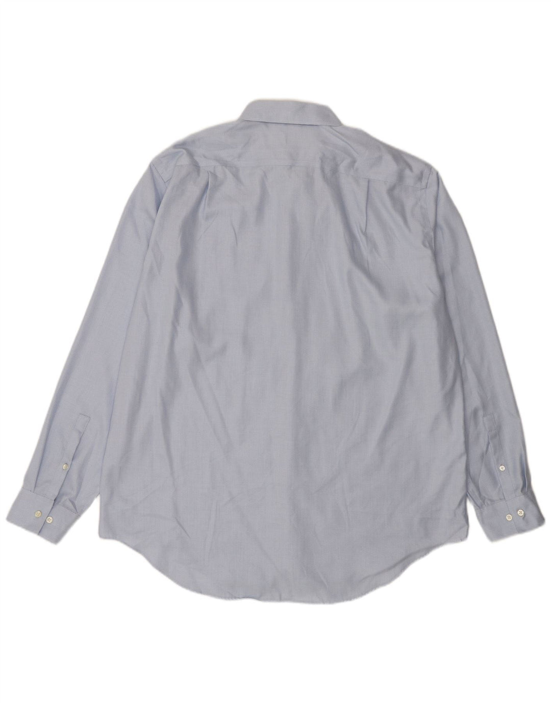 Cămașă subțire Calvin Klein pentru bărbați NON - IRON Mărimea 18 2XL Bumbac albastru