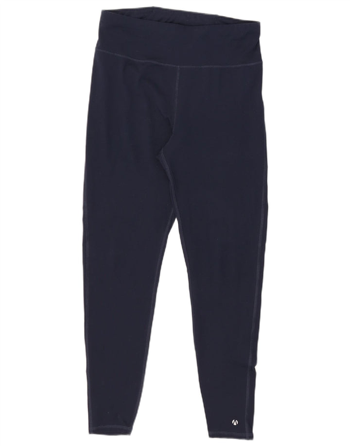 MARKS & SPENCER Leggings pentru femei UK 12 Poliester mediu bleumarin